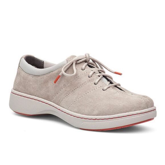 Dansko Shoes - DANSKO Women's 40 US 9 Brandi Suede Comfort Walking Sneaker Shoe Leather Tan